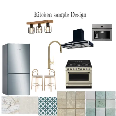 kitchen sample Interior Design Mood Board by mwangu