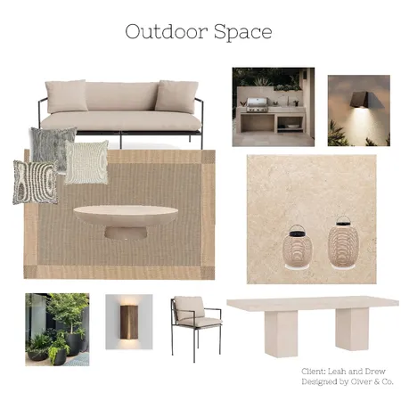 Outdoor Space Interior Design Mood Board by Penelope.oliver@peroli.com.au