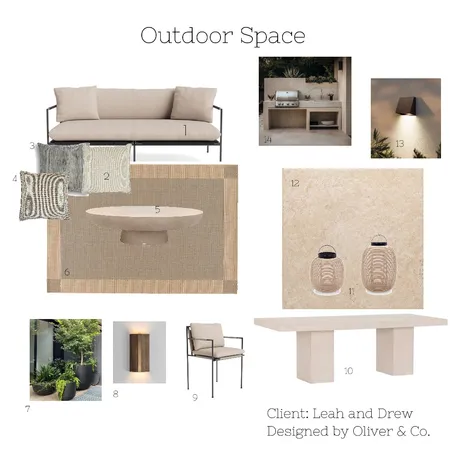 Outdoor Interior Design Mood Board by Penelope.oliver@peroli.com.au
