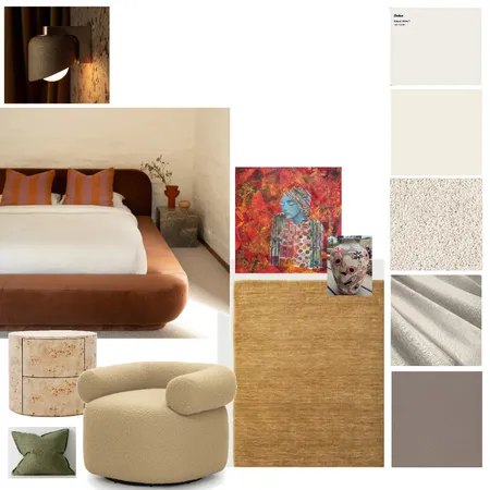 Module 9 - Part A - Master Bedroon Interior Design Mood Board by kyliemichellebarker on Style Sourcebook