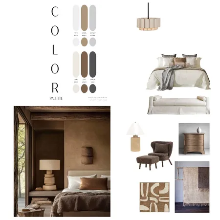 MODERN ORGANIC BEDROOM Interior Design Mood Board by jcvercueil@me.com