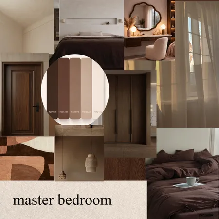 master bedroom Interior Design Mood Board by nefelhxnt