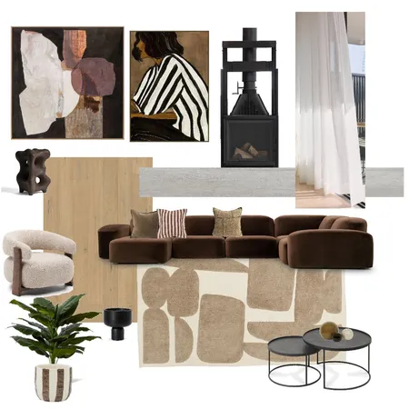 Living Room Interior Design Mood Board by teagantheo