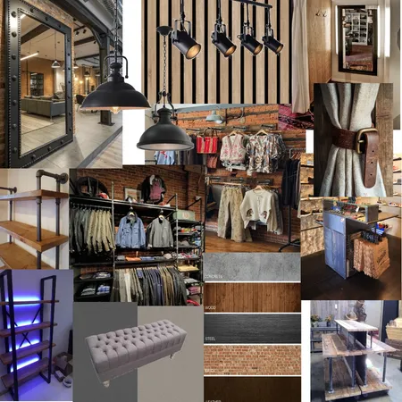 κατάστημα ρούχων και αξεσουάρ Interior Design Mood Board by maria_jord on Style Sourcebook