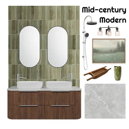 Mid-Century Modern Interior Design Mood Board by Bridgette@TheBathroomBiz on Style Sourcebook