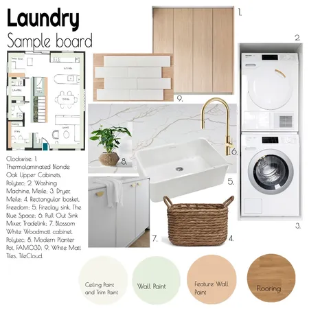 Tanya Smith,Assignment9.Laundry.Final Interior Design Mood Board by TanyaS on Style Sourcebook