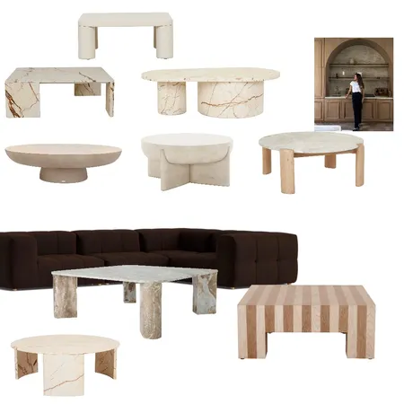 Coffee tables Interior Design Mood Board by Rhiannon Lee, Oleander & Finch Interiors