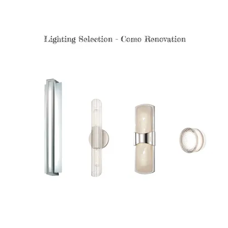Lighting selection - Como Reno Interior Design Mood Board by Jennypark