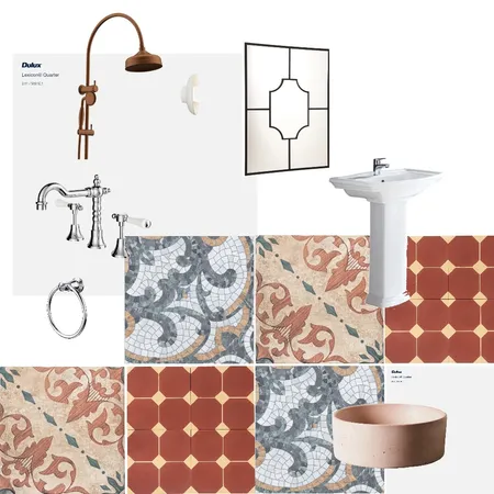 Italian Bathroom Interior Design Mood Board by Fienza