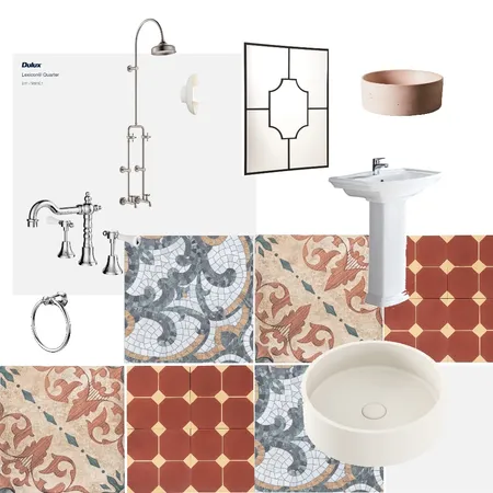 Italian Bathroom Interior Design Mood Board by Fienza