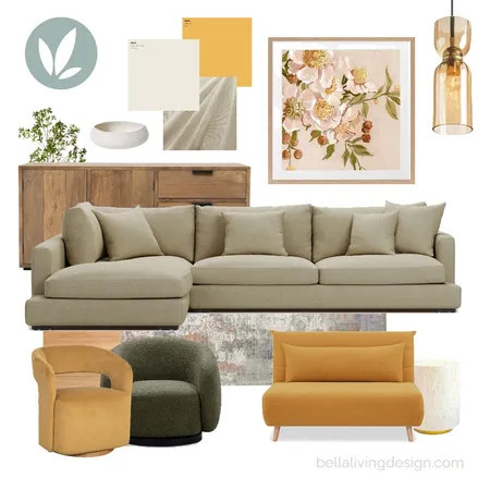 Rays of Sunshine Interior Design Mood Board by Bella Living on Style Sourcebook