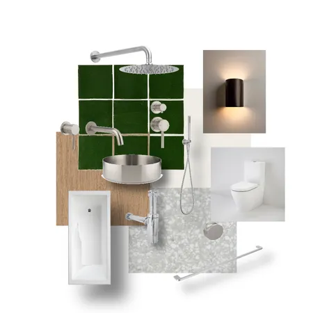 SAUNDERS BATHROOM Interior Design Mood Board by mkdd on Style Sourcebook