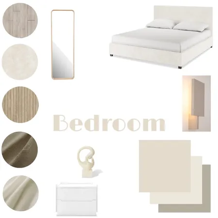 bedroom Interior Design Mood Board by villie