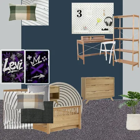 Levi's bedroom 10years Interior Design Mood Board by mrsjharvey@outlook.com on Style Sourcebook