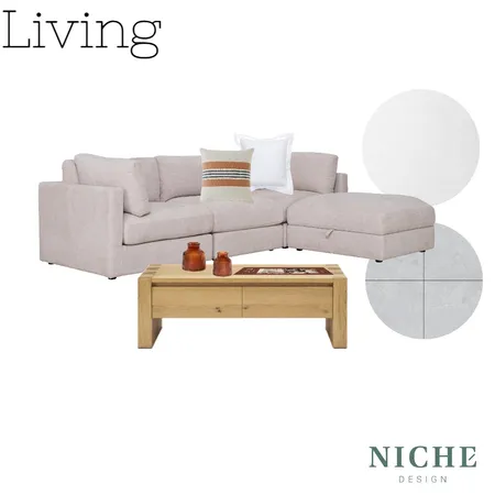 Merrimac - Living 1 Interior Design Mood Board by alice@nichedesign.com.au on Style Sourcebook
