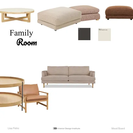 Family Room 3 Interior Design Mood Board by Lisa P