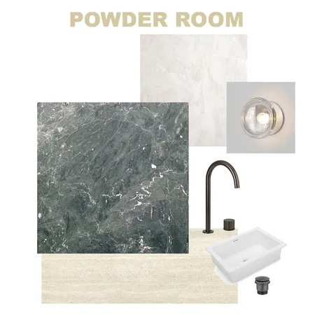 POWDER ROOM Interior Design Mood Board by FMA INTERIORS on Style Sourcebook