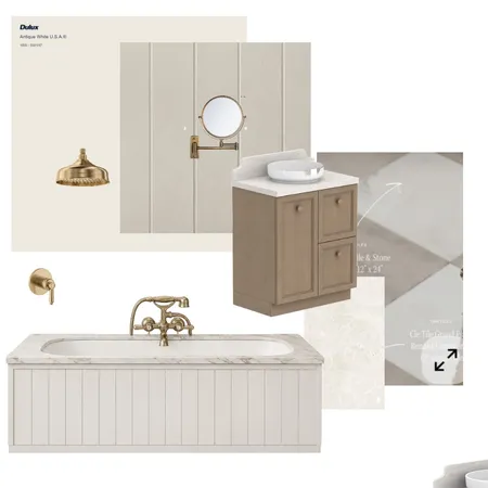 Main Bathroom Interior Design Mood Board by meganwilsonaus@outlook.com on Style Sourcebook