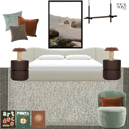 Seafoam Sculpted Bedroom Interior Design Mood Board by Focal Point Interior Design on Style Sourcebook