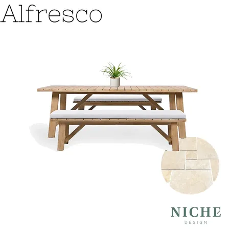 Merrimac - Alfresco 1 Interior Design Mood Board by alice@nichedesign.com.au on Style Sourcebook