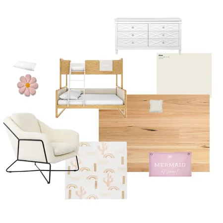 girls pink room Interior Design Mood Board by daisycobb2812@gmail.com
