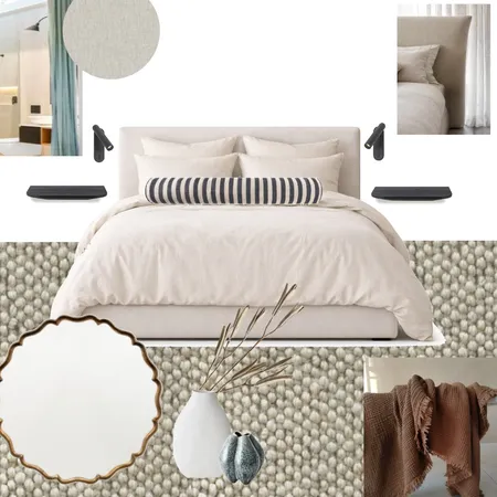 Project Nicholls - final master (scope lights) Interior Design Mood Board by Meraki Interiors
