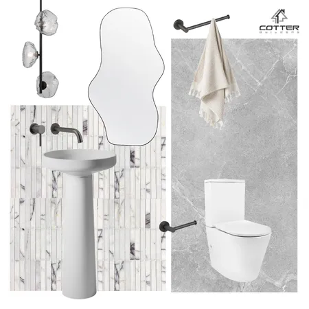 Opalia - Powder Room 1 Interior Design Mood Board by Cotter Builders on Style Sourcebook