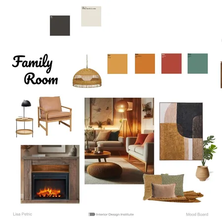 Family Room 10 Interior Design Mood Board by Lisa P