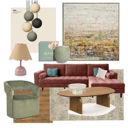 I;m Right Here Interior Design Mood Board by natalieuhrik