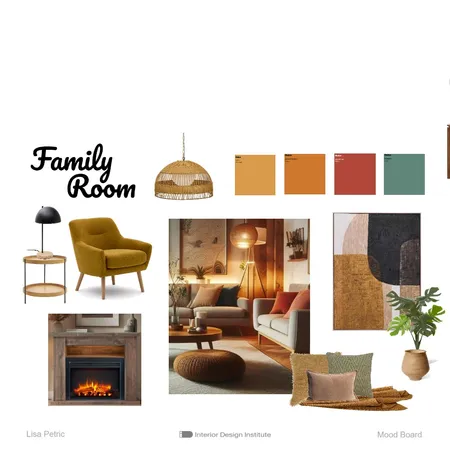 Family Room 13 Interior Design Mood Board by Lisa P