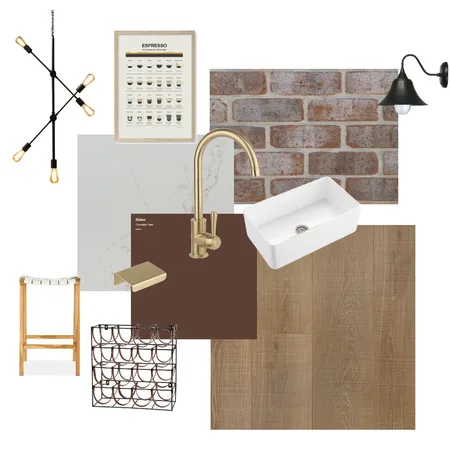 Soft Industrial Kitchen Interior Design Mood Board by A.M. Interior Styling on Style Sourcebook