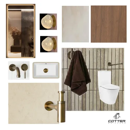 Elysian - Powder Room 1 Interior Design Mood Board by Cotter Builders on Style Sourcebook