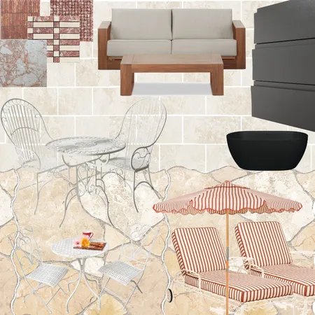 Med Villa outdoor 3 Interior Design Mood Board by RubyAdams