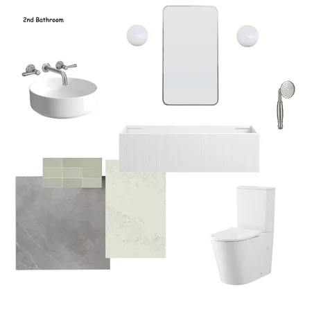 2nd Bathroom Interior Design Mood Board by ADS Property Pty Ltd on Style Sourcebook