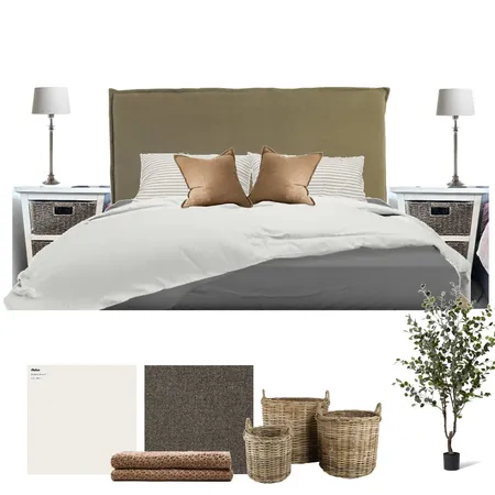 Master bedd Interior Design Mood Board by Tivoli Road Interiors