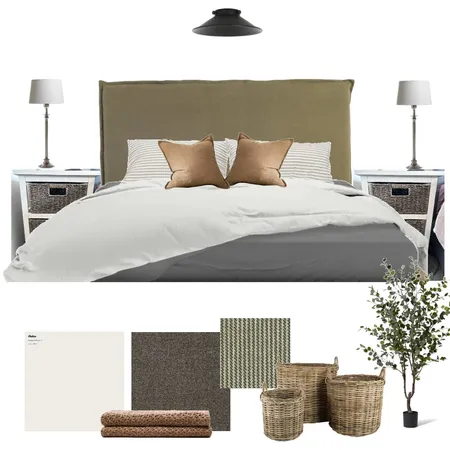 Master bedd Interior Design Mood Board by Tivoli Road Interiors