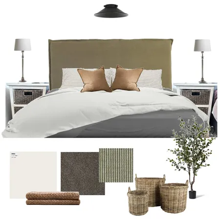 Master bedd Interior Design Mood Board by Tivoli Road Interiors
