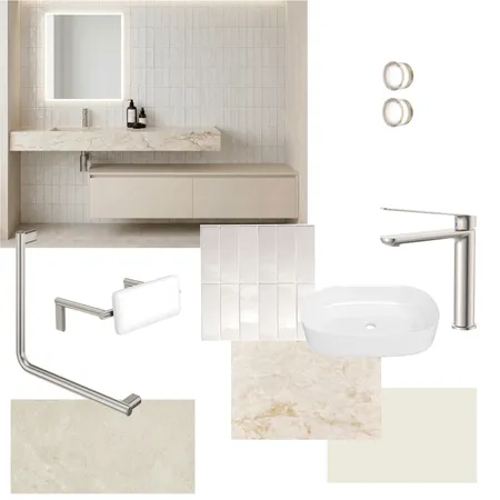 Wylah - Bathroom Brushed Nickel Interior Design Mood Board by Holm & Wood. on Style Sourcebook