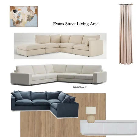 Evans St Living Room Interior Design Mood Board by KETCH Interiors on Style Sourcebook