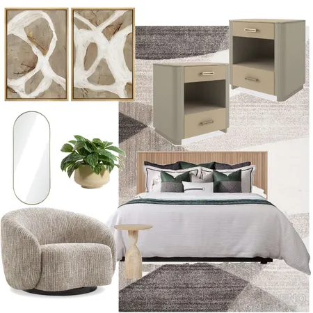 Joanna Babb Guest Bedroom Interior Design Mood Board by jdarinteriors