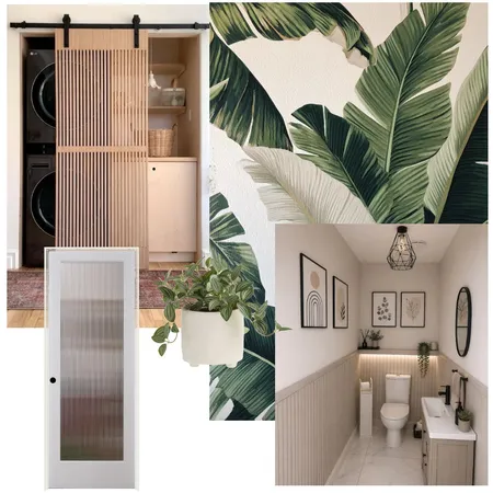 Anita Burke Laundry and Powder Room Interior Design Mood Board by jdarinteriors