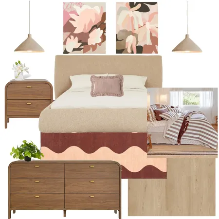 Modern Fun Bedroom Interior Design Mood Board by A.M. Interior Styling