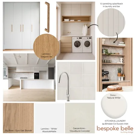 Sussex Inlet - Kitchen & Laundry Interior Design Mood Board by bespokebelle.admin on Style Sourcebook