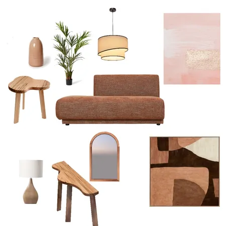 Soft Tan Pink Interior Design Mood Board by luxecityhomes@gmail.com