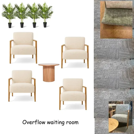Overflow waiting room Interior Design Mood Board by Veritus Research