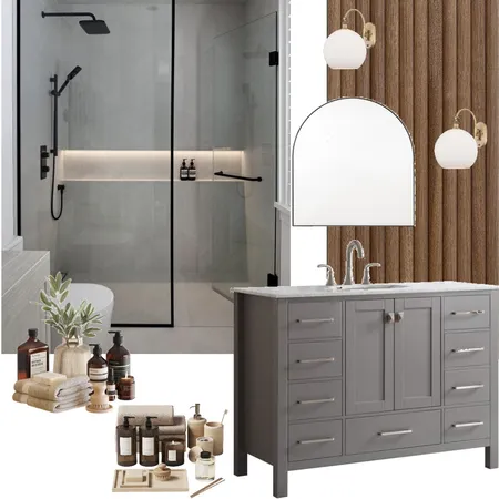 Dexter Doldron Bathroom Interior Design Mood Board by jdarinteriors