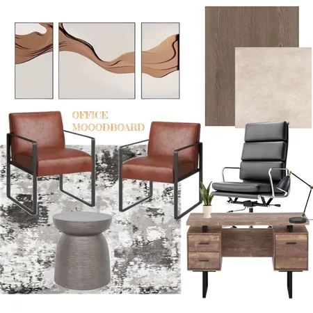 OFFICE MOODBOARD Interior Design Mood Board by Ampaire
