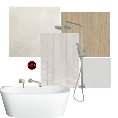 Mama Abode's Bathroom Interior Design Mood Board by COPRÈ INTERIORS on Style Sourcebook