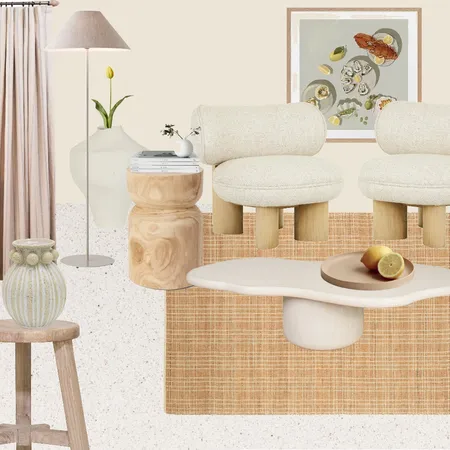 Darren Palmer Plaid Sandstone Interior Design Mood Board by Unitex Rugs