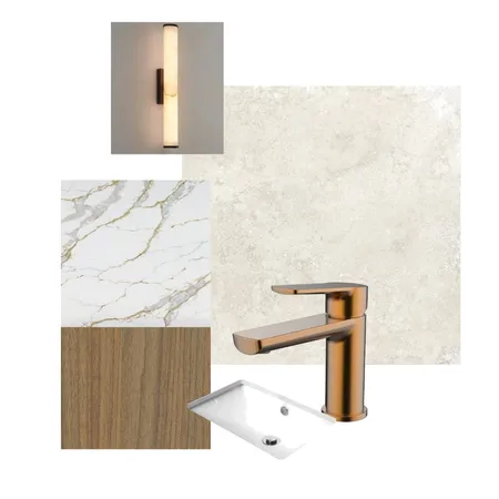 Girls Bathroom Interior Design Mood Board by JodyCarius